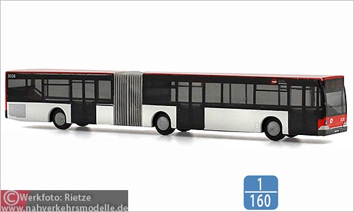 Rietze Busmodell Artikel 16974 Mercedes-Benz O 530 Citaro G Barcelone Mastab 1 zu 160 N