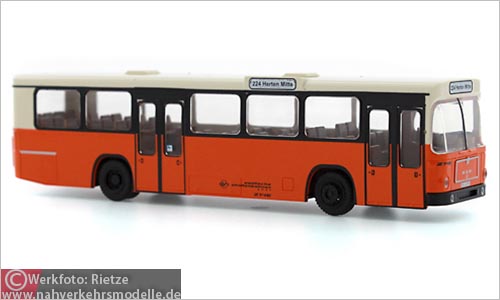 Rietze Busmodell Artikel 72321 M A N S L 200 Vestische Straßenbahnen G m b H