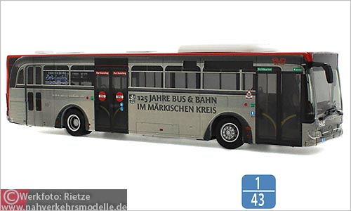Rietze Busmodell Artikel 14238 Mercedes-Benz O 530 Citaro Facelift M V G Lüdenscheid