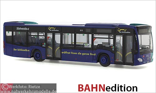 Rietze Busmodell Artikel 69462 Mercedes-Benz O 530 Citaro C2 E6 Südwestbus