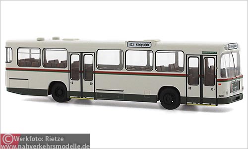 Rietze Busmodell Artikel 72320 M A N S L 200 Stadtwerke Augsburg