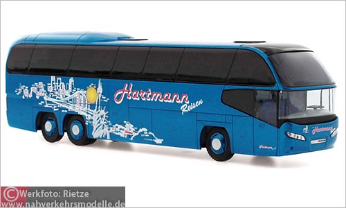 Rietze Busmodell Artikel 63990 Neoplan Cityliner C Hartmann Reisen Bastheim in Bayern