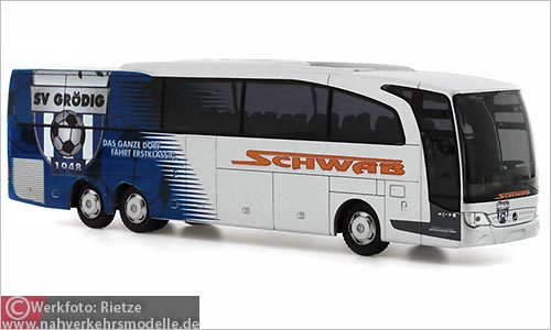 Rietze Busmodell Artikel 66357 Mercedes-Benz Travego M Schwab Resien G m b H Grödig