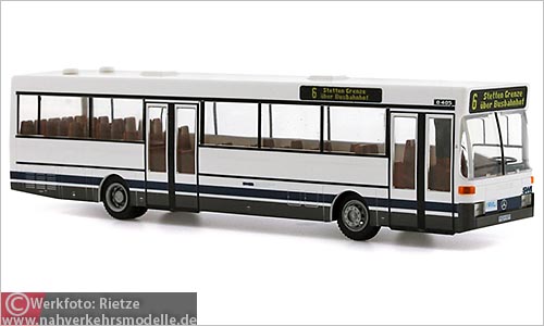 Rietze Busmodell Artikel 71828 Mercedes-Benz O 405 S W E G