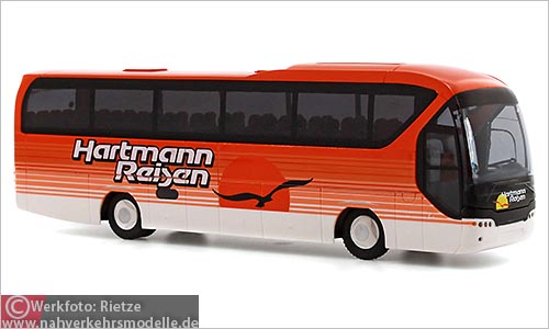 Rietze Busmodell Artikel 63914 Neoplan Tourliner Hartmann Reisen Rottenburg