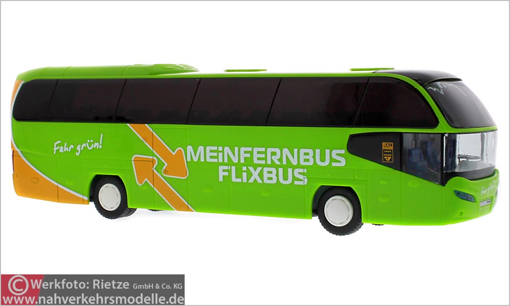 Rietze Busmodell Artikel 67131 Neoplan Cityliner mein Fernbus Flixbus Dach G m b H