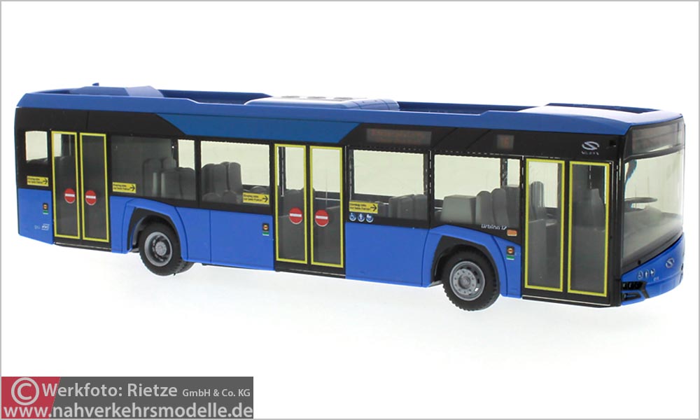 Rietze Busmodell Artikel 73018 Solaris New Urbino 12 2014 Kasseler Verkehrs Gesellschaft Aktiengesellschaft K V G