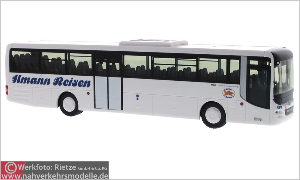 Rietze Busmodell Artikel 74705 M A N Lions Intercity Omnibus Amann Pfaffenhofen