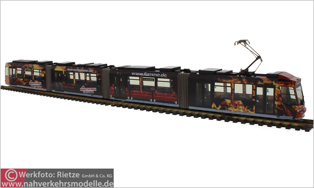 Rietze Linie 8 Straßenbahnmodell Artikel stra01028 Verkehrs Aktiengesellschaft Nürnberg V A G