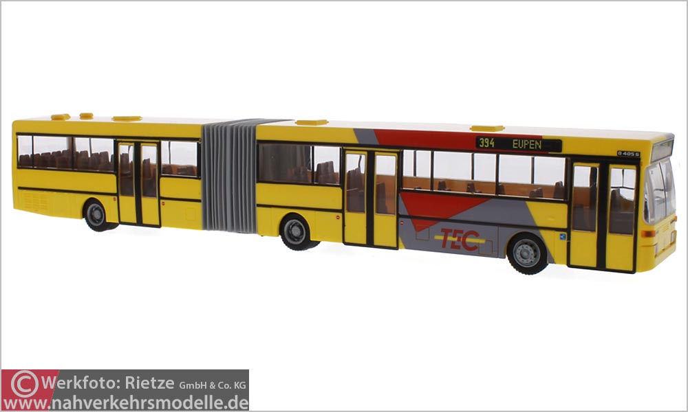 Rietze Busmodell Artikel 69833 Mercedes Benz O 405 G T E C Belgien