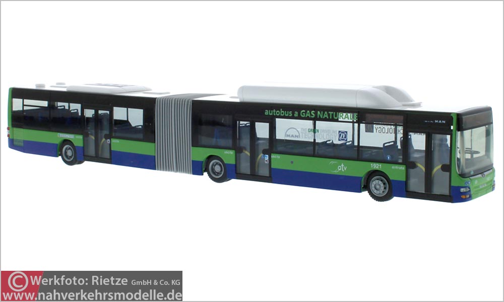 Rietze Busmodell Artikel 72764 M A N Lions City G L 2015 CNG Azienda Trasporti Verona