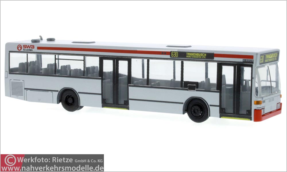 Rietze Busmodell Artikel 75212 Mercedes-Benz O 405 N 2 Stadtwerke Bonn