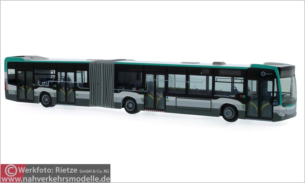 Rietze Busmodell Artikel 69563 Mercedes-Benz O 530 Citaro G C 2 2012 R A T P Stif Paris