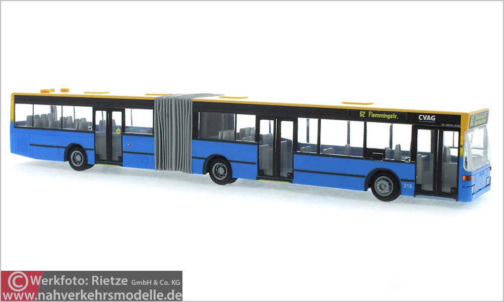 Rietze Busmodell Artikel 76402 Mercedes-Benz O 405 G N 2 C V A G Chemnitz