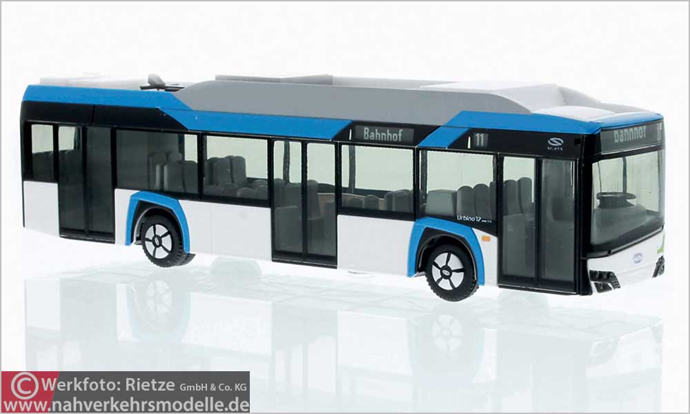 Rietze Busmodell Artikel 76801 Solaris Urbino 12 2019 Vorführdesign