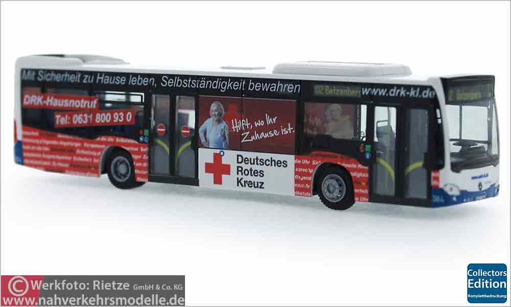 Rietze Busmodell Artikel 73446 Mercedes-Benz Citaro 2015 Stadtwerke Kaiserslautern