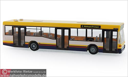 Rietze Busmodell Artikel 75237 Mercedes-Benz O 405 N 2 Stadtwerke Ulm
