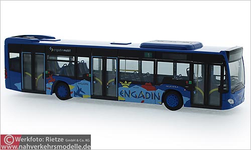 Rietze Busmodell Artikel 73451 Mercedes-Benz Citaro 2015 Engadin Bus Bus und Service Sankt Moritz