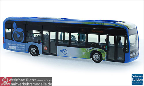 Rietze Busmodell Artikel 75510 Mercedes-Benz E Citaro Stadtwerke Heilbronn