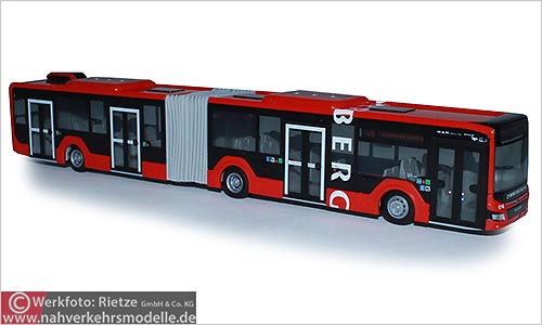 Rietze Busmodell Artikel 75805 M A N Lions City 18 2018 Zimmerbergbus Zrich