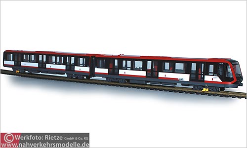Rietze U-Bahn Modell #u10002 Siemens G 1 Verkehrs Aktiengesellschaft Nürnberg