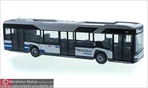 Rietze Busmodell Artikel 77202 Solaris Urbino 12 2019 Ötztaler Verkehrsgesellschaft Sölden