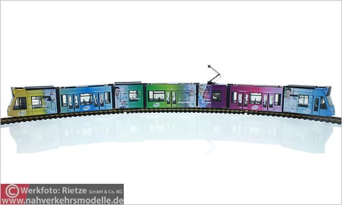 Rietze Straßenbahnmodell Artikel STRA01063 Siemens Combino V A G Freiburg