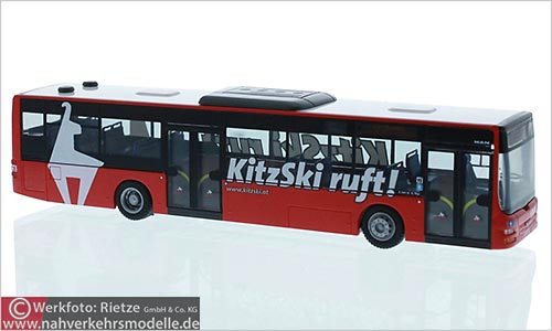Rietze Busmodell Artikel 72734 M A N Lions City Bergbahn Aktiengesellschaft Kitzbühel