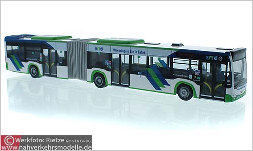 Rietze Busmodell Artikel 73631 Mercedes-Benz Citaro G 2015 Hybrid Hagener Straßenbahn