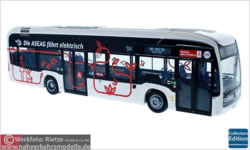 Rietze Busmodell Artikel 75517 Mercedes-Benz  E Citaro Aachener Straßenbahn ud Energieversorungs A G