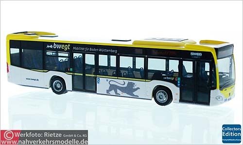 Rietze Busmodell Artikel 69495 Mercedes-Benz Citaro 2012 Südwestdeutsche Landesverkehrs Aktiengesellschaft