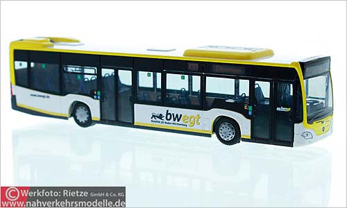 Rietze Busmodell Artikel 73455 Mercedes-Benz Citaro 2015 Hybrid Omnibusverkehr Göppingen