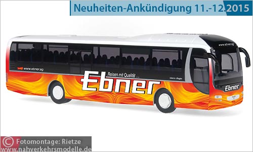 Rietze Busmodell Artikel 65846 M A N Lions Regio Ebner Reisen Villach