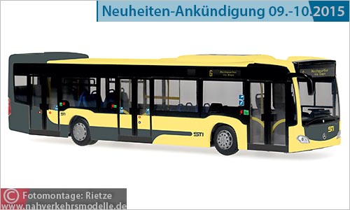 Rietze Busmodell Artikel 69442 Mercedes Benz O 530 Citaro C 2 E 6 Verkehrsbetriebe S T I Thun