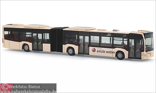 Rietze Busmodell Artikel 69512 Mercedes Benz O 530 Citaro G C 2 emilie weber