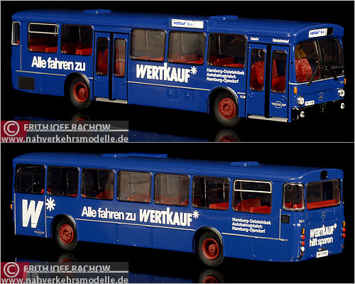 Brekina MB O305 VHH Hamburg Modellbus Busmodell Modellbusse Busmodelle