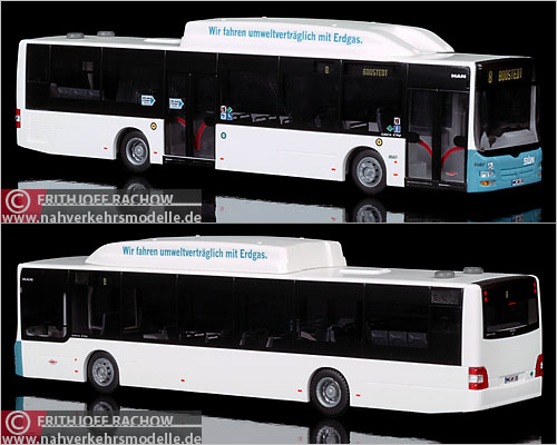 Rietze MAN Lions City Gasbus Stadtwerke Neumünster Modellbus Busmodell Modellbusse Busmodelle