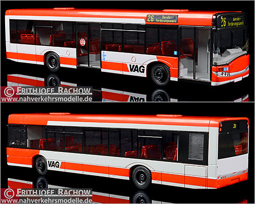 Solaris Urbino 12 2türig Rietze H0 Busmodell Modellbus
