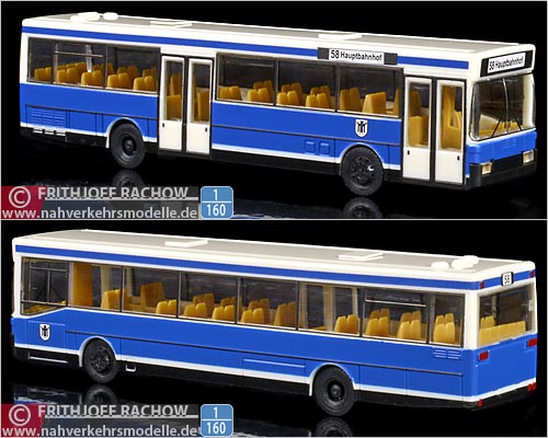 MINITRIX Busmodell Artikel 65405 Mercedes-Benz O 405 Münchner Verkehrsgesellschaft M V G