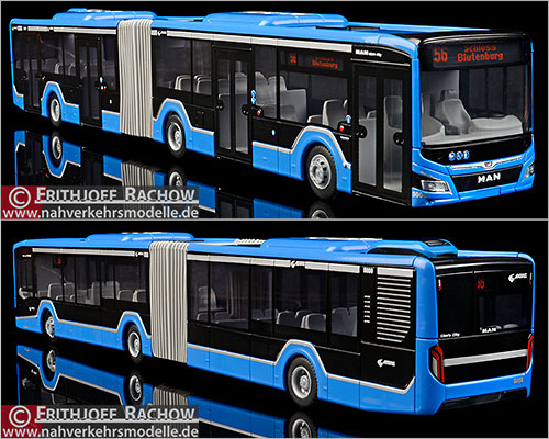 Rietze Busmodell Artikel 75802 M A N LIons City 18 2018 Münchner Verkersgesellschaft
