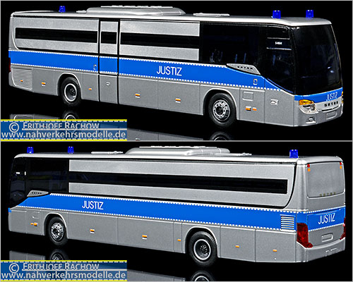 AWM Busmodell Artikel 59275.1 Setra S 415 H Justiz Bus Gefangenentransporter GefKw Verschubbus