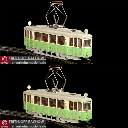 Hamann Aufbauwagen Frankfurt Main Tram Straenbahnmodell Trammodell Bim
