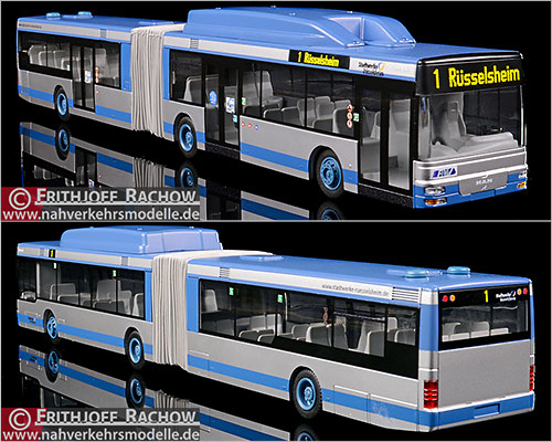 Rietze Busmodell Artikel 65290 M A N N G C N G Stadtwerke Rüsselsheim