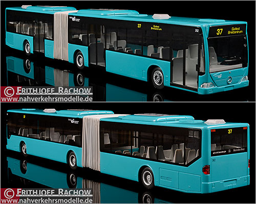 Rietze Busmodell Artikel 62841 Mercedes-Benz O 530 Citaro G Stadtwerke Verkehrsgesellschaft Frankfurt am Main