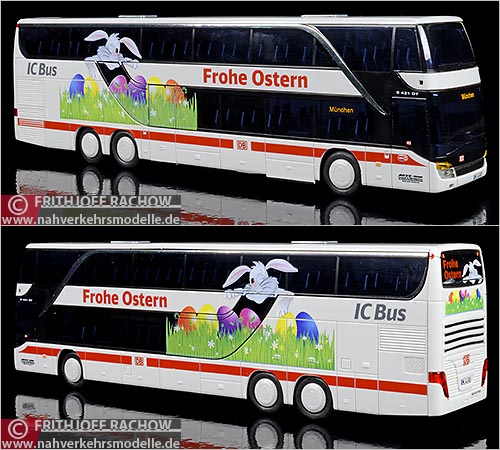 AWM Busmodell Artikel 58593 Setra S 431 D T Euro 6 Arzt Reisen Intercity Bus