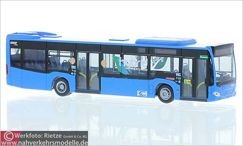 Rietze Busmodell Artikel 73443 Mercedes-Benz Citaro 2015 Hybrid Stadtwerke Verkehrsgesellschaft Wilhelmshaven