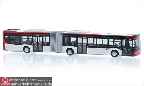 Rietze Busmodell Artikel 73671 Mercedes-Benz Citaro G 2015 Märkische Verkehrsgesellschaft Lüdenscheid
