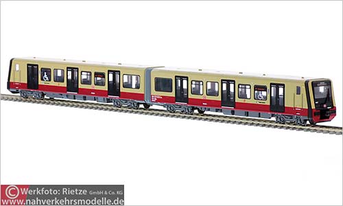 Rietze S-Bahn Modell Artikel S11000 Siemens Stadler Baureihe 483 zweiteilig S-Bahn Berlin