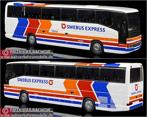 Rietze Busmodell Artikel 60001 Mercedes-Benz O 404 R H D Swebus Express